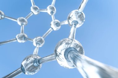 Altıgen eklem hatları, 3D Rendering