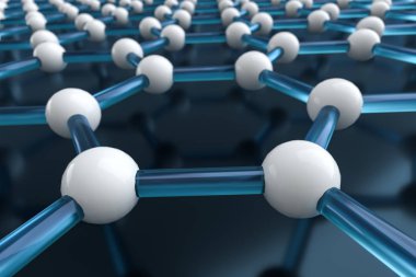 Altıgen eklem hatları, 3D Rendering