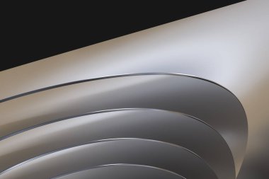 3B işleme, eğri yüzeyi ve doku arka planı