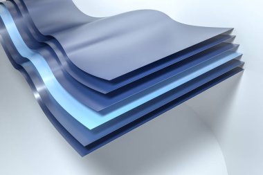 3B işleme, eğri yüzeyi ve doku arka planı