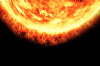 3D Rendering, fireball, yanan yangın