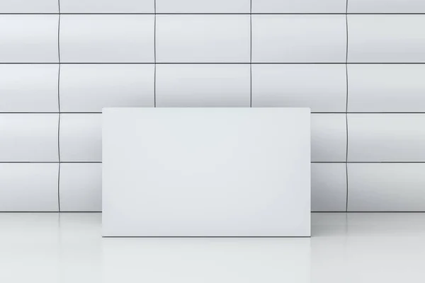 3D rendering, witte verpakking dozen met witte achtergrond — Stockfoto