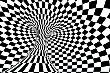 siyah beyaz şerit, yinelenen çizgiler, 3d render