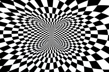 siyah beyaz şerit, yinelenen çizgiler, 3d render