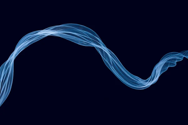 Curvas de flujo de cian, renderizado 3d — Foto de Stock