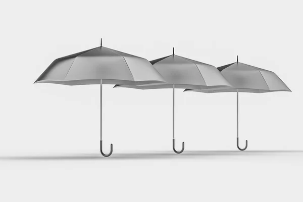 3d rendering, the umbrella with white background — Stock Photo, Image