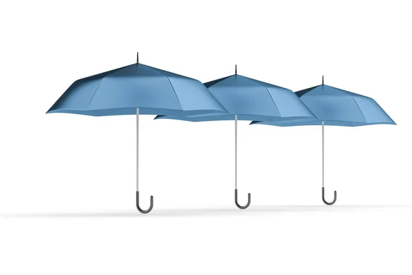 Representación 3d, el paraguas con fondo blanco — Foto de Stock