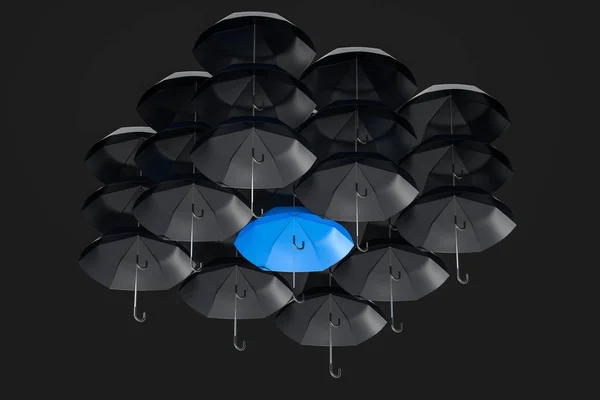 3d rendering, paraplyen med hvit bakgrunn – stockfoto