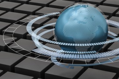 Hud elemanları ile 3d işleme, veri ve toprak grafikleri