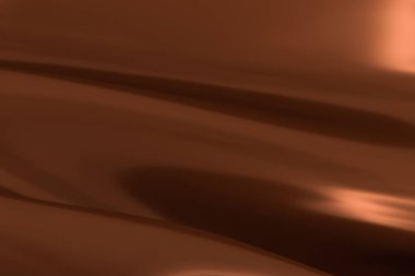 3d render, kahverengi akan bez arka plan.