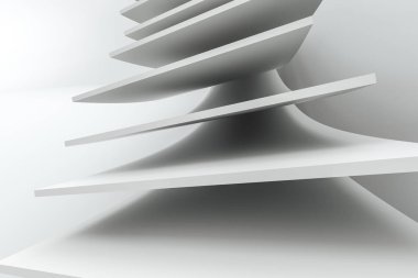 3d işleme, eğri yüzey ve ışık arka plan