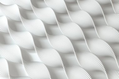 3d render, spiral Dna çizgileri oluşur.