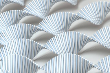 3d render, spiral Dna çizgileri oluşur.