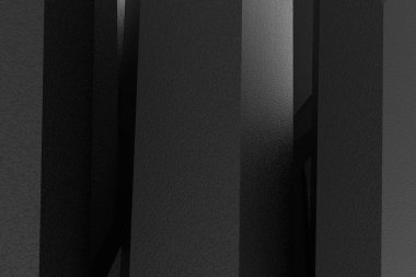 Hassas kesilmiş sihirli kristal, bilim kurgu ve sihirli tema, 3d render bir küme.