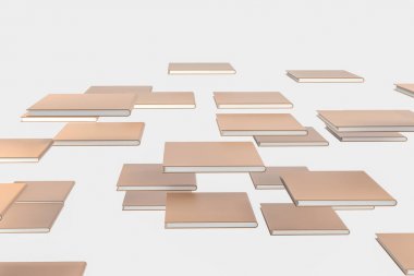 Organize sert kapak notebooklar, 3D Rendering.