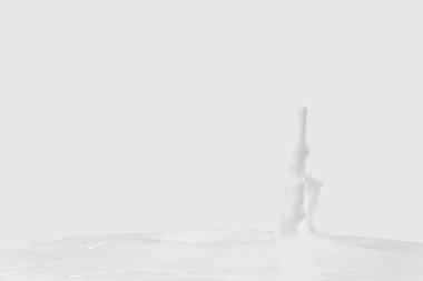 Yaratıcı şekiller, 3d render ile saflık sıçramasüt.