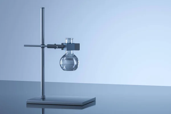 Strumenti chimici e reagenti in laboratorio, rendering 3d — Foto Stock