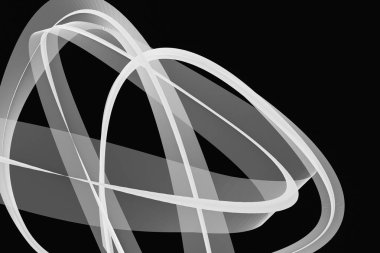 Saydam sallanan çizgiler, eleman arka planlar, 3d render.