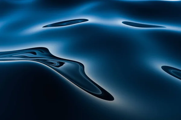 Kirkas sininen valtameren tausta, kaltevuus veden pinta, 3d renderöinti . — kuvapankkivalokuva