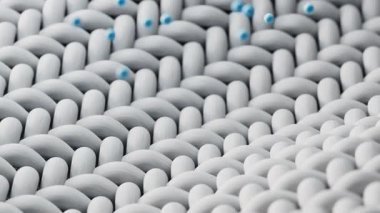 Dalga örtüsünü mikroskobik detaylarla temizlemek, 3D görüntüleme.