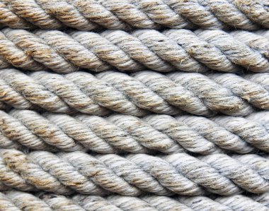 Gemi halatı. Doku. Arka plan.