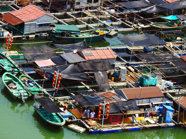 Hainan Sanya China Juli 2019 Ein Fischerdorf Das Seine Lebensart — Stockfoto