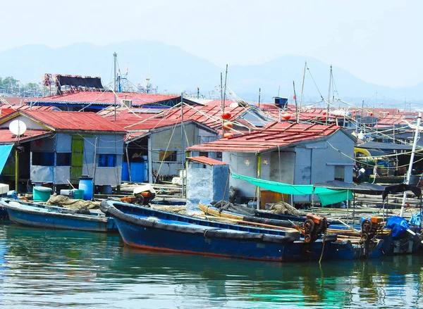 Hainan Sanya China Juli 2019 Ein Fischerdorf Das Seine Lebensart — Stockfoto