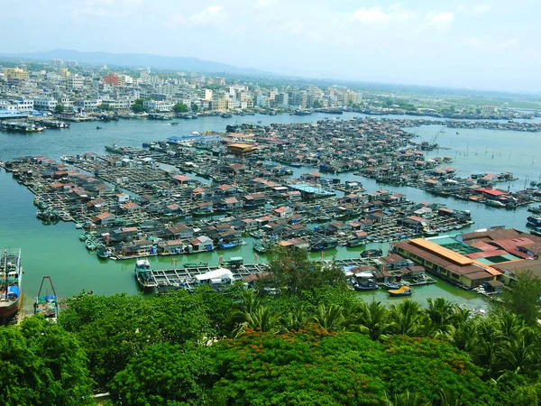 Hainan Sanya China Juli 2019 Ein Fischerdorf Das Seine Lebensart — Stockfoto