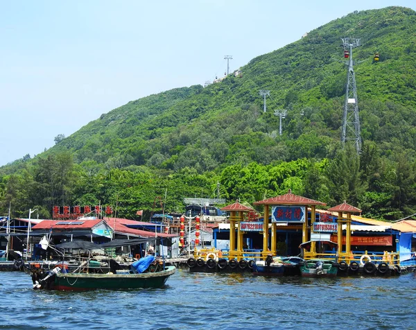 Hainan Sanya China Juli 2019 Ein Fischerdorf Das Seine Lebensart — Stockfoto