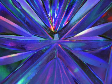 Kristal desen. Soyutlama. Geçmişi. Makro çekim.