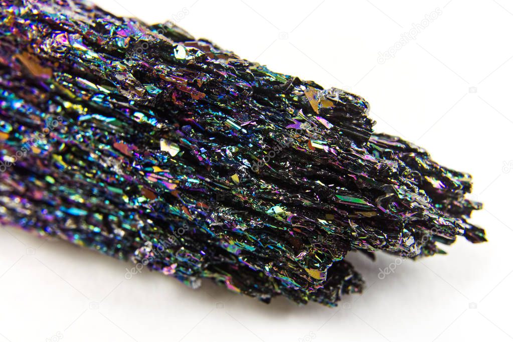 silicon carbide - rainbow coloured crystal