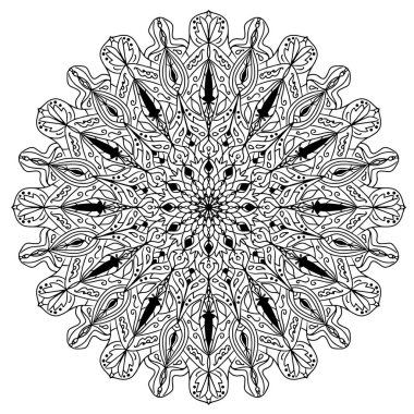 Elips yetişkin boyama sayfaları için dekoratif tasarım 290320192