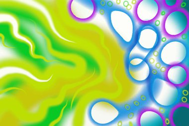 Renkli desenli sabun resimlerinin yakın görüntüsü