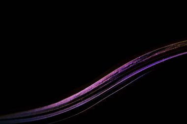 Soyut Neon renkli bitki.