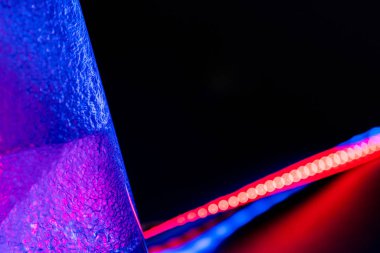 Çok renkli ışıklı soyutlama arka plan.