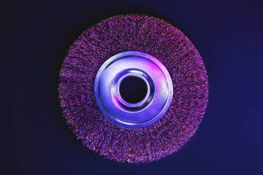 Neon cxolored disk.