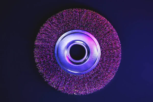 Neon cxolored disk.