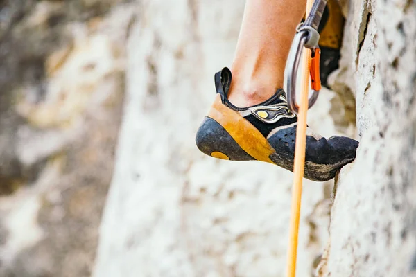 Climbing shoe photo. — Stock Photo, Image