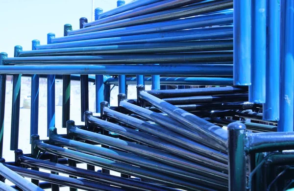 kırsal Pazar Stall büyük ferforje yatak çerçevesi grubu