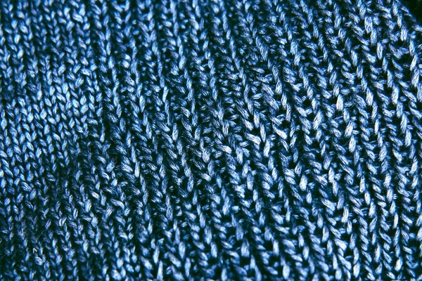 Textur Wunderschöner Gestrickter Hellblauer Stoff Mit Metallischen Fasern Als Hintergrund — Stockfoto