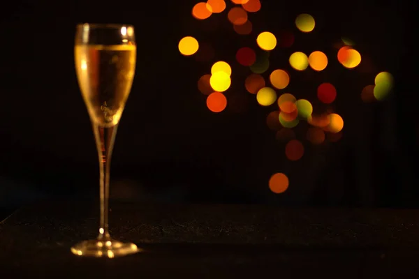 Champagne in the glass — Stock Photo, Image