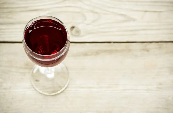 Egy pohár vörösbor. — Stock Fotó