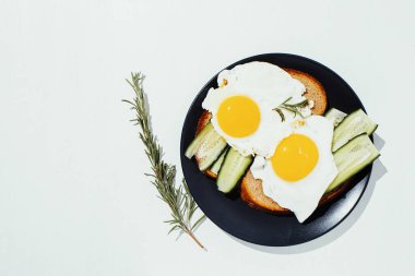 Tabakta yumurta var.