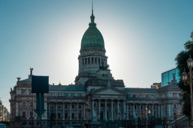 Buenos Aires, Ulusal Kongre binası. Arjantin'in başkenti.