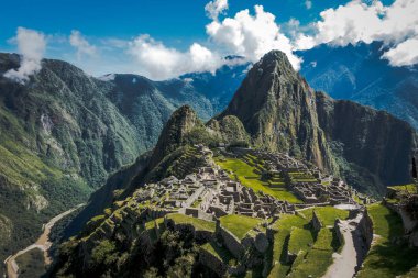 Machu Picchu'nun muhteşem manzarası
