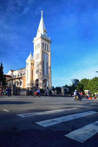 Dalat Vietnam Mayıs 2018 Dalat Katedrali Veya Tavuk Kilise Tran — Stok fotoğraf