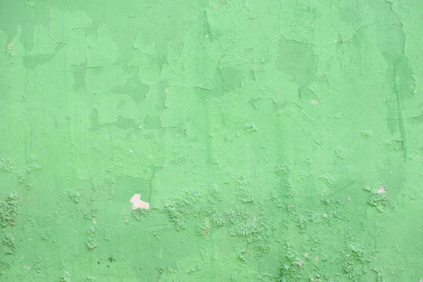Green wall of plaster. — Stock Photo, Image