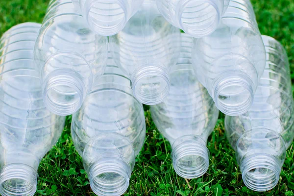 Many plastic bottles. — Stock Photo, Image