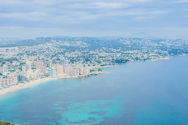 Vista para Calpe cidade . — Fotografia de Stock