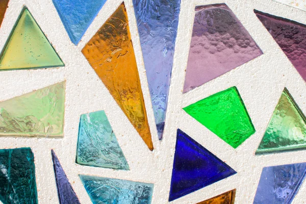 Mosaico de vidro colorido . — Fotografia de Stock